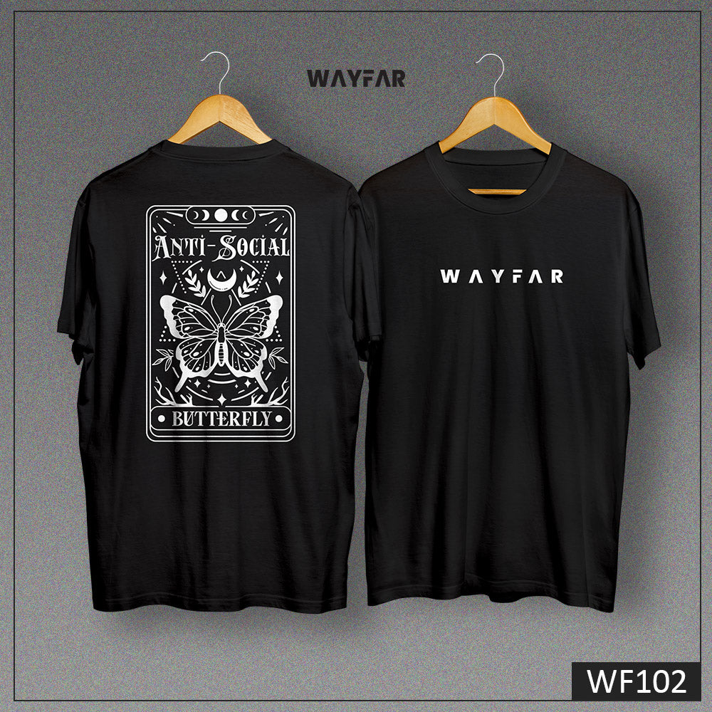 Tarrot Card Back Print Unisex Tee | WF102