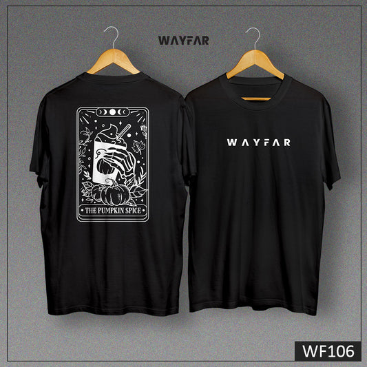 Tarrot Card Back Print Unisex Tee | WF106