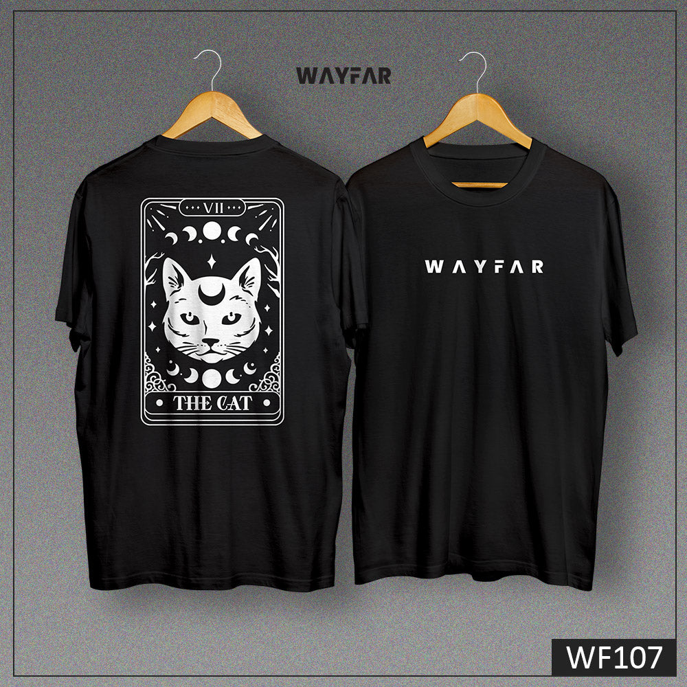 Tarrot Card Back Print Unisex Tee | WF107