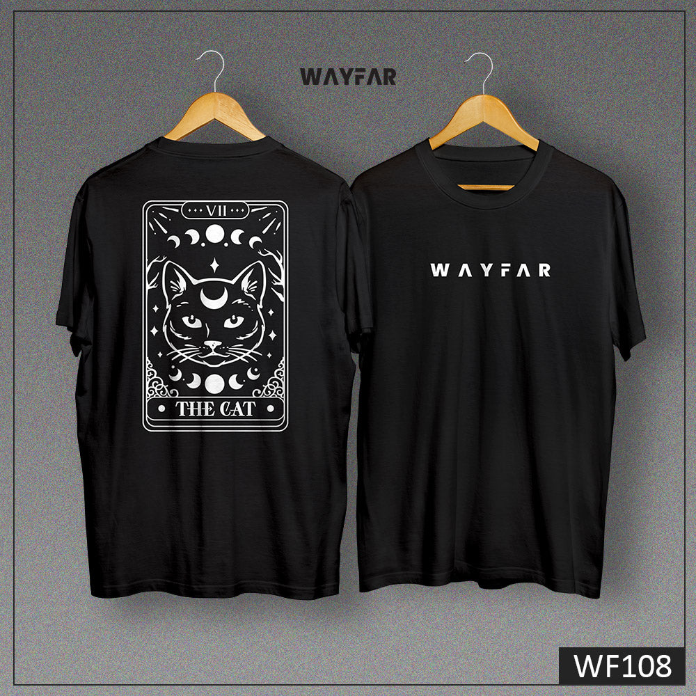 Tarrot Card Back Print Unisex Tee | WF108