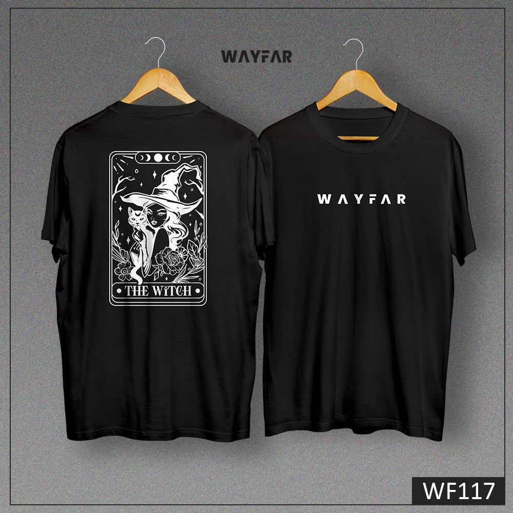 Tarrot Card Back Print Unisex Tee | WF117