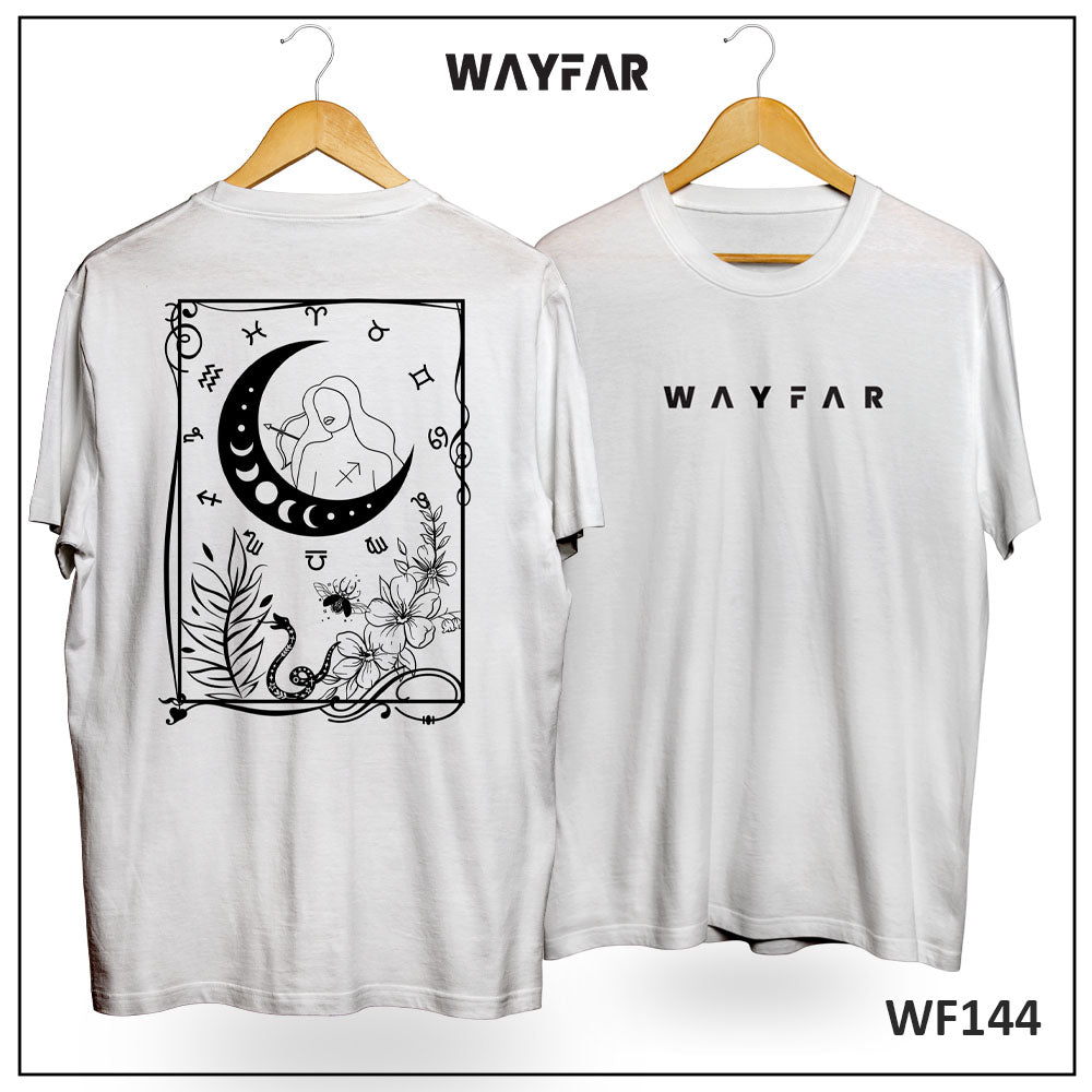 Zodiac Celestial Back Print Unisex Tee | WF144