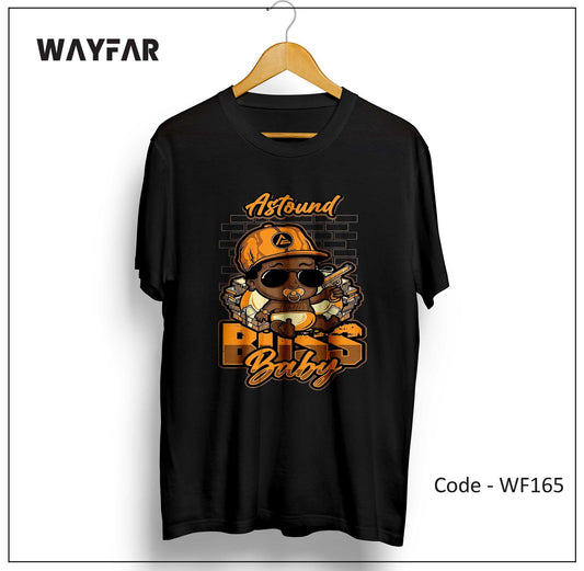 Full Color Streetwear Front Print Unisex Tee | WF165