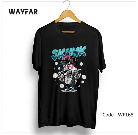 Full Color Streetwear Front Print Unisex Tee | WF168