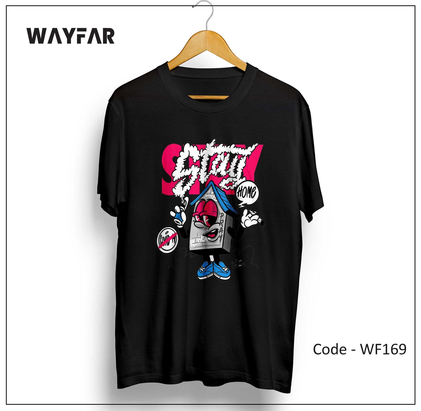 Full Color Streetwear Front Print Unisex Tee | WF169