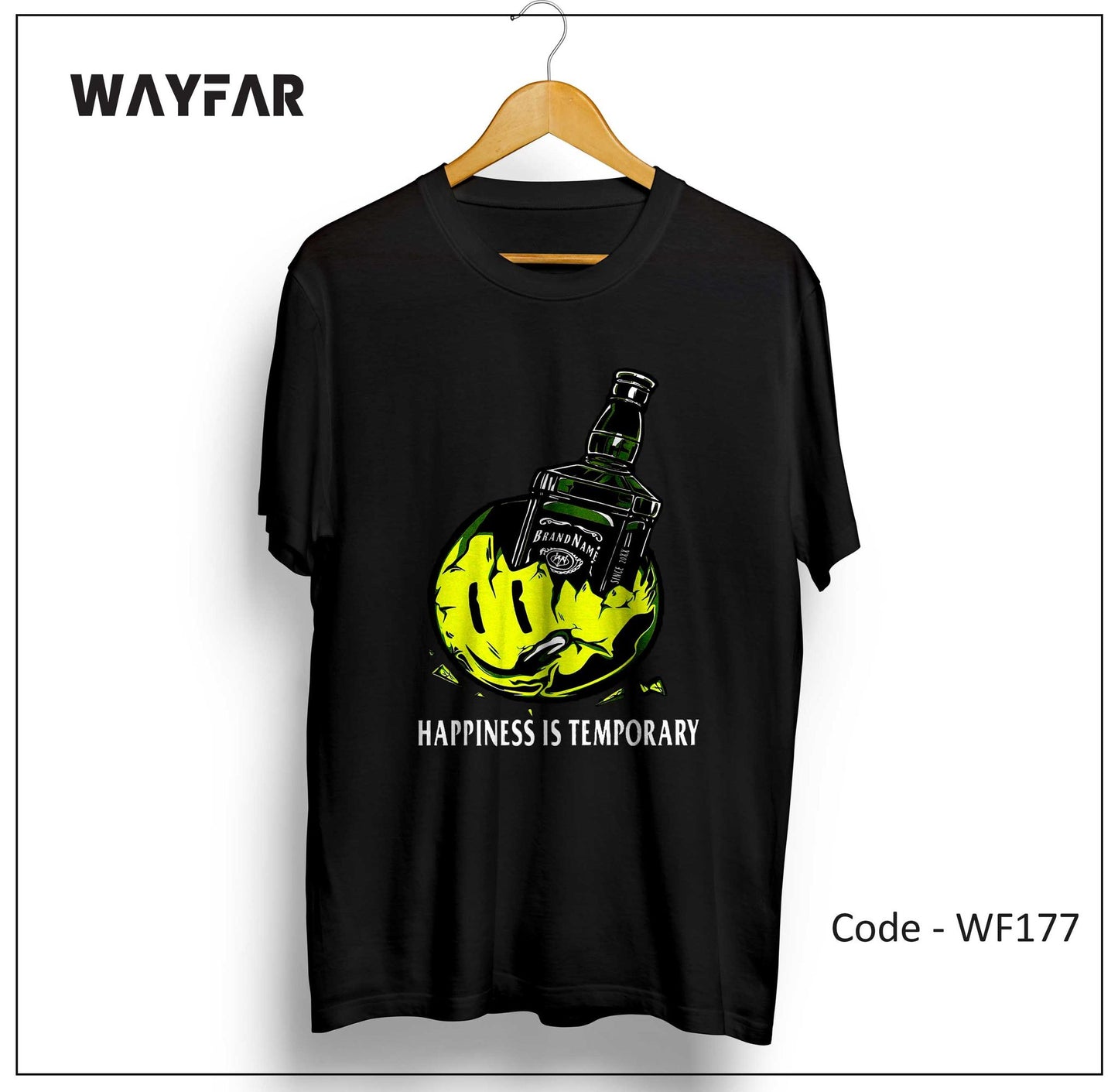 Full Color Streetwear Front Print Unisex Tee | WF177