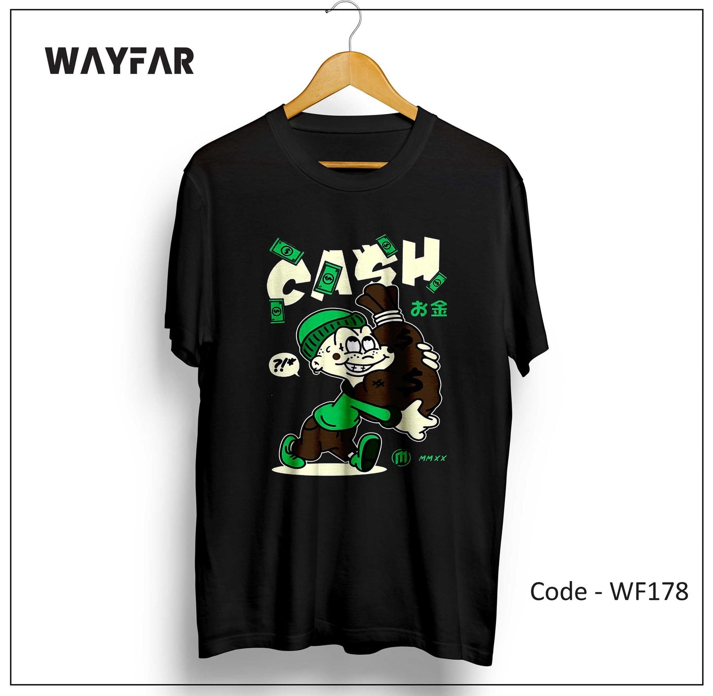 Full Color Streetwear Front Print Unisex Tee | WF178