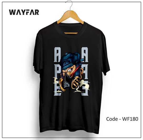 Full Color Streetwear Front Print Unisex Tee | WF180