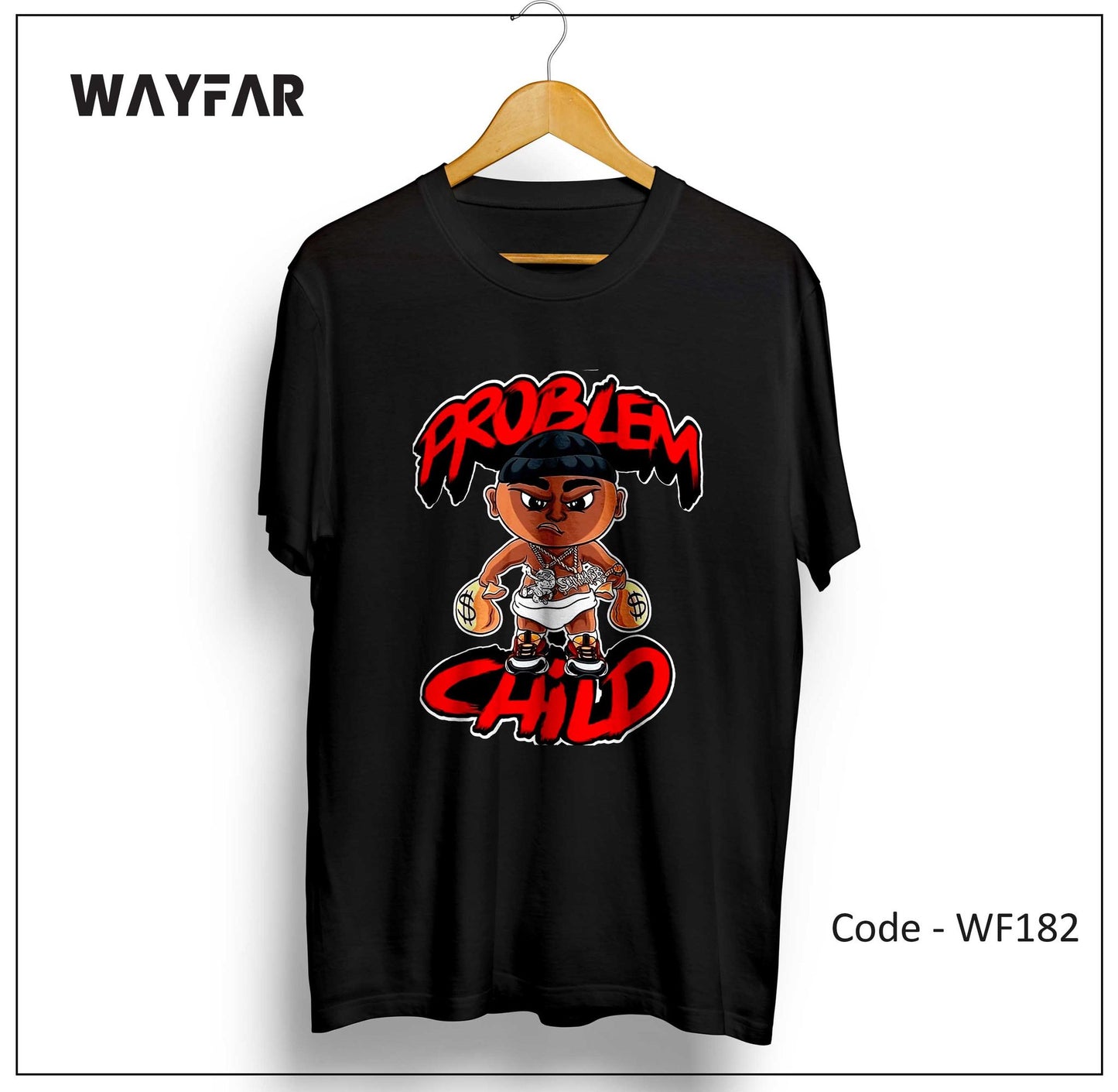 Full Color Streetwear Front Print Unisex Tee | WF182