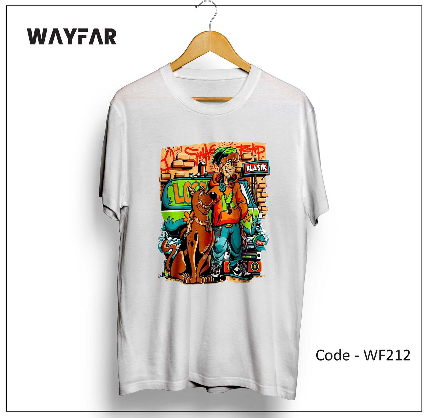 Full Color Streetwear Front Print Unisex Tee | WF162