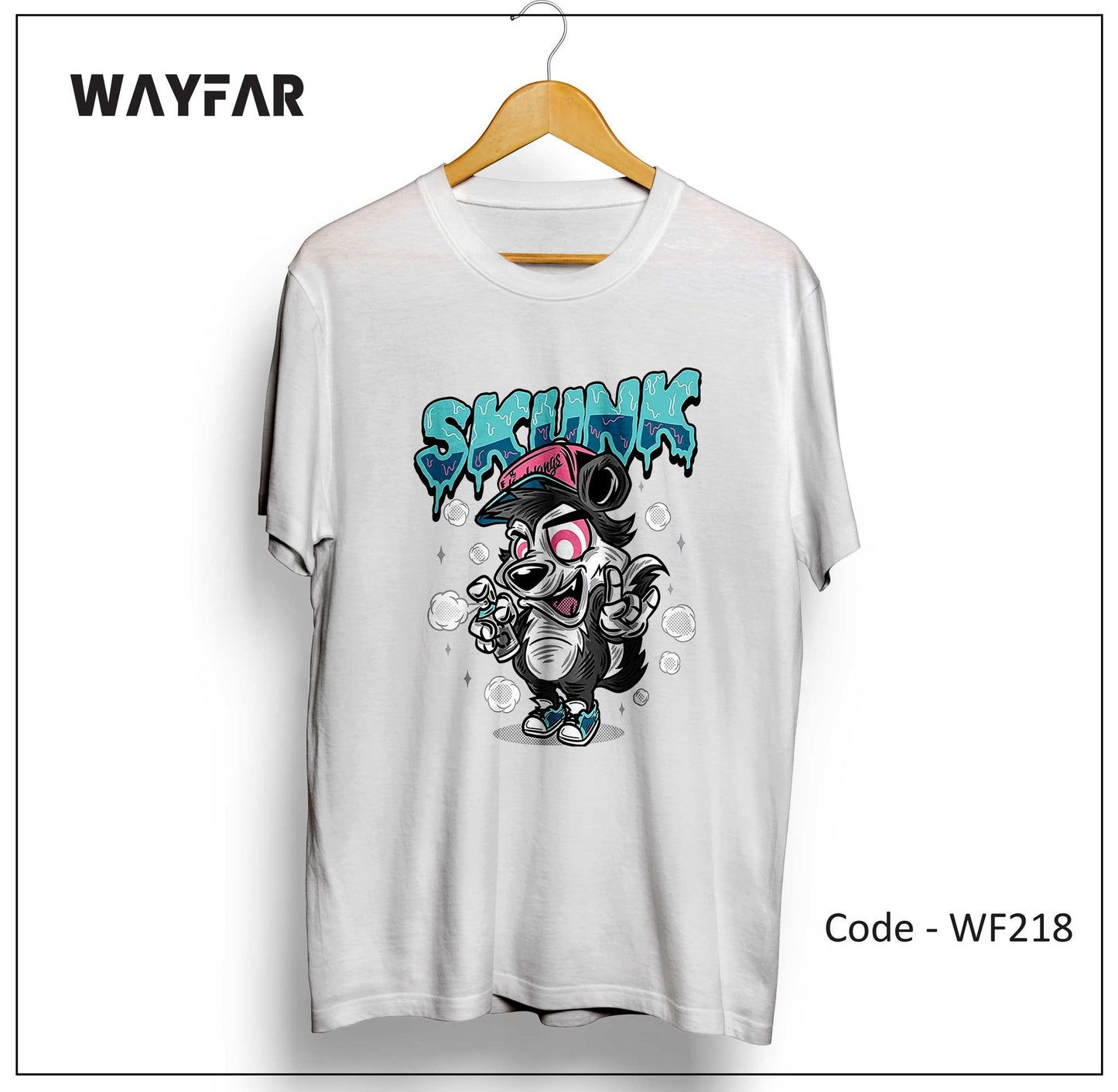 Full Color Streetwear Front Print Unisex Tee | WF168