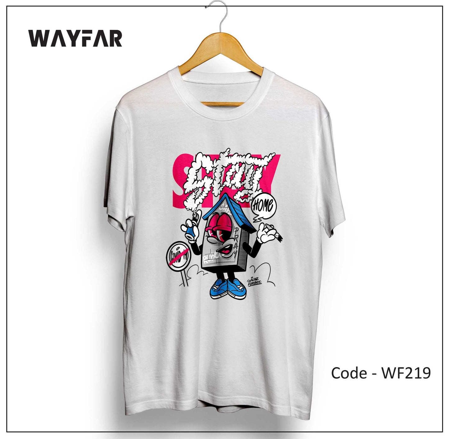 Full Color Streetwear Front Print Unisex Tee | WF169