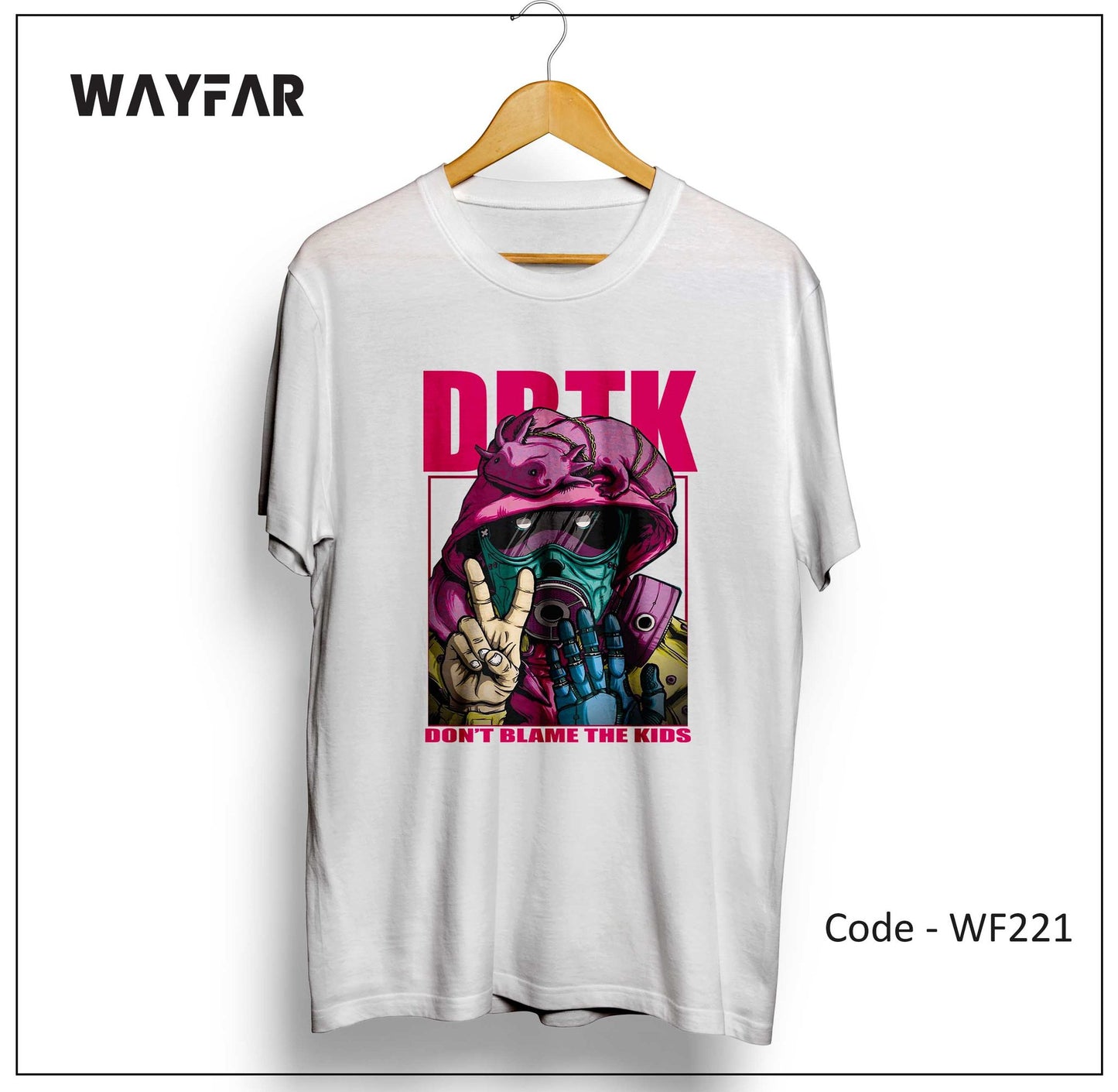 Full Color Streetwear Front Print Unisex Tee | WF171