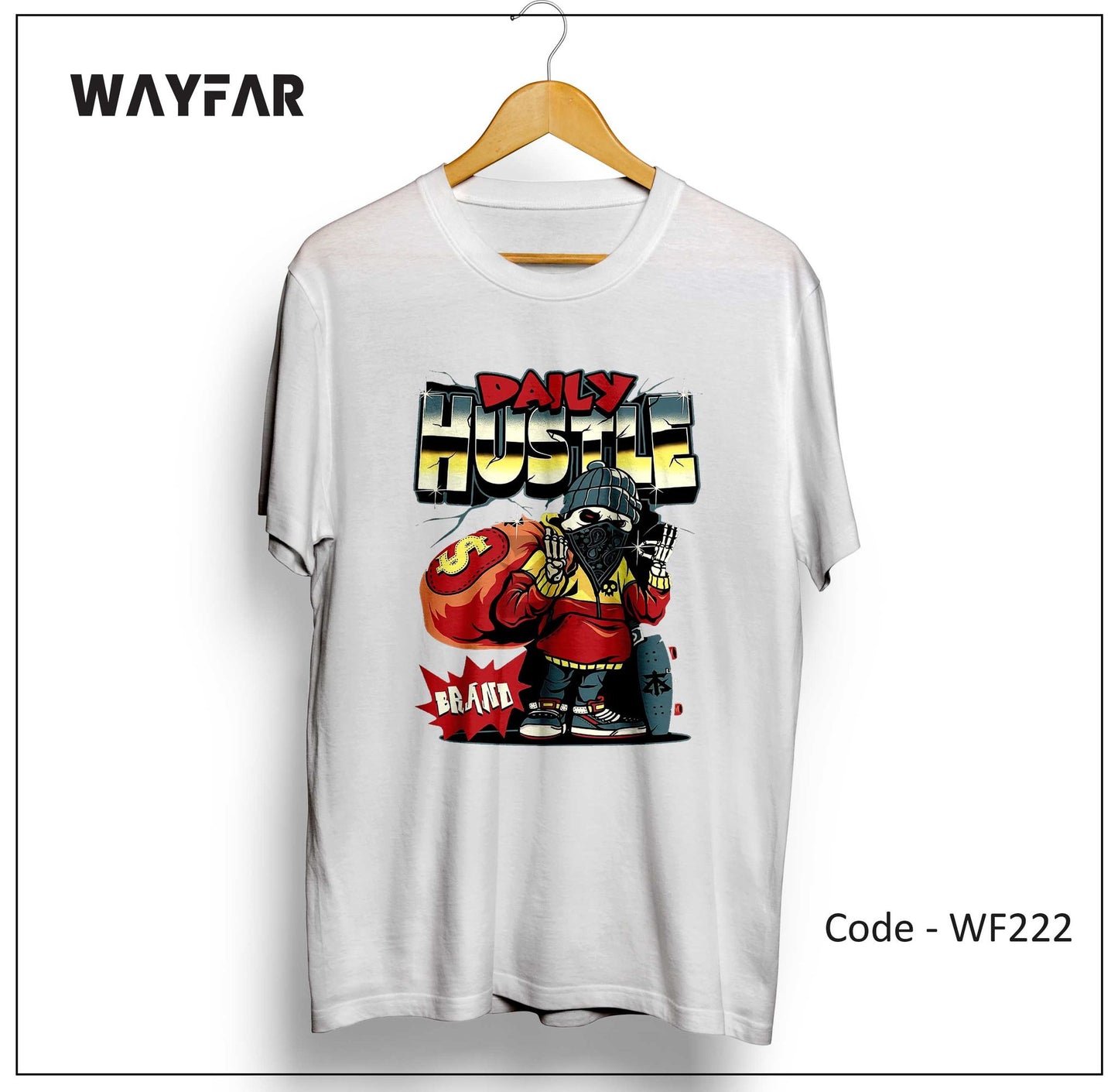 Full Color Streetwear Front Print Unisex Tee | WF172