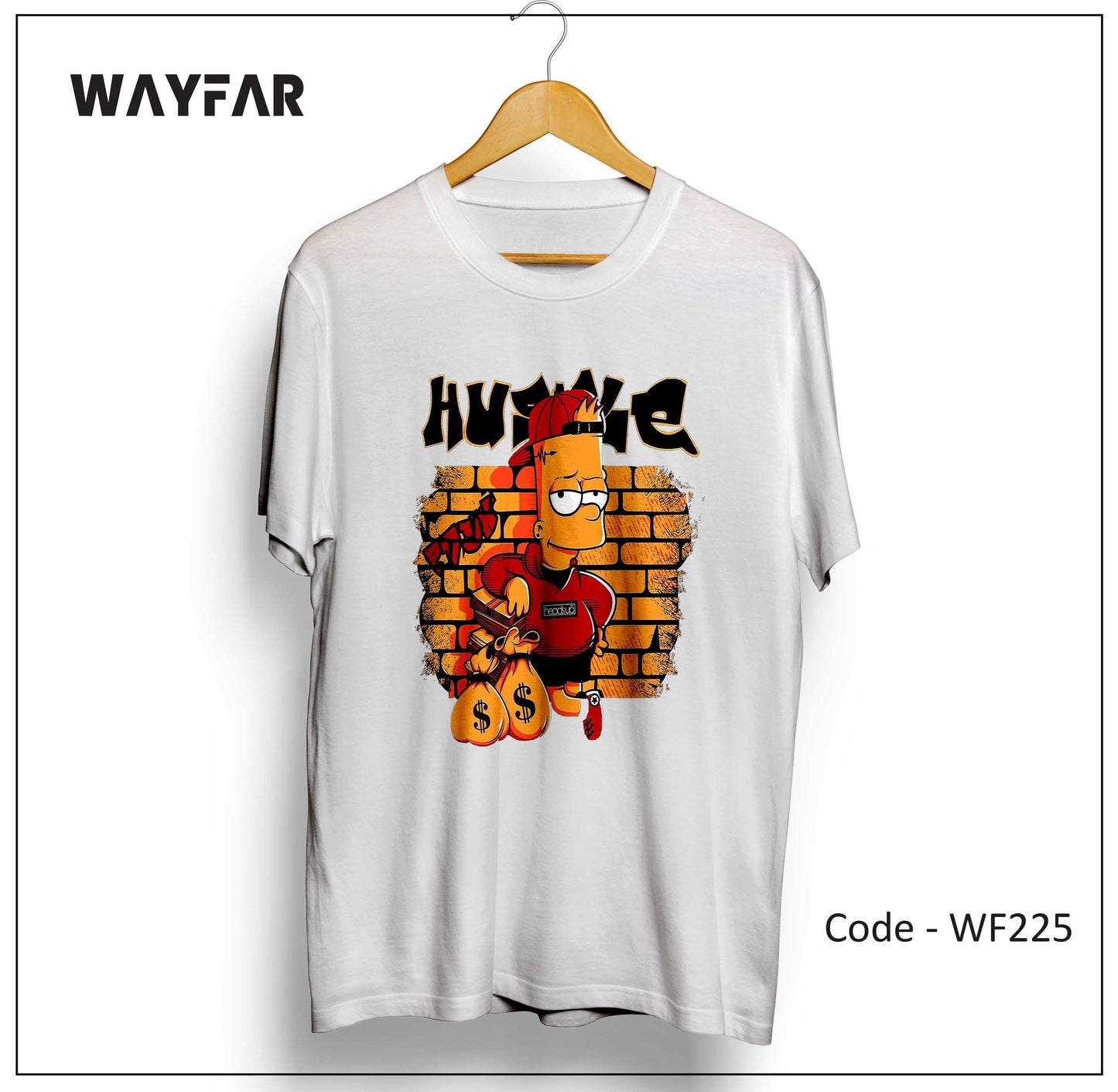 Full Color Streetwear Front Print Unisex Tee | WF175