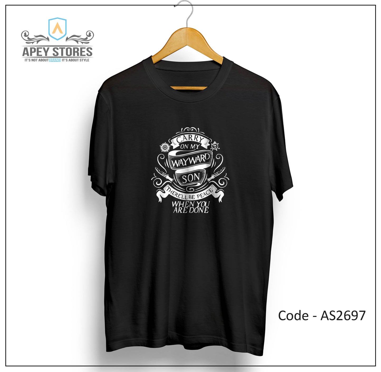Supernatural TV Show Front Print Unisex Tee | AS2697