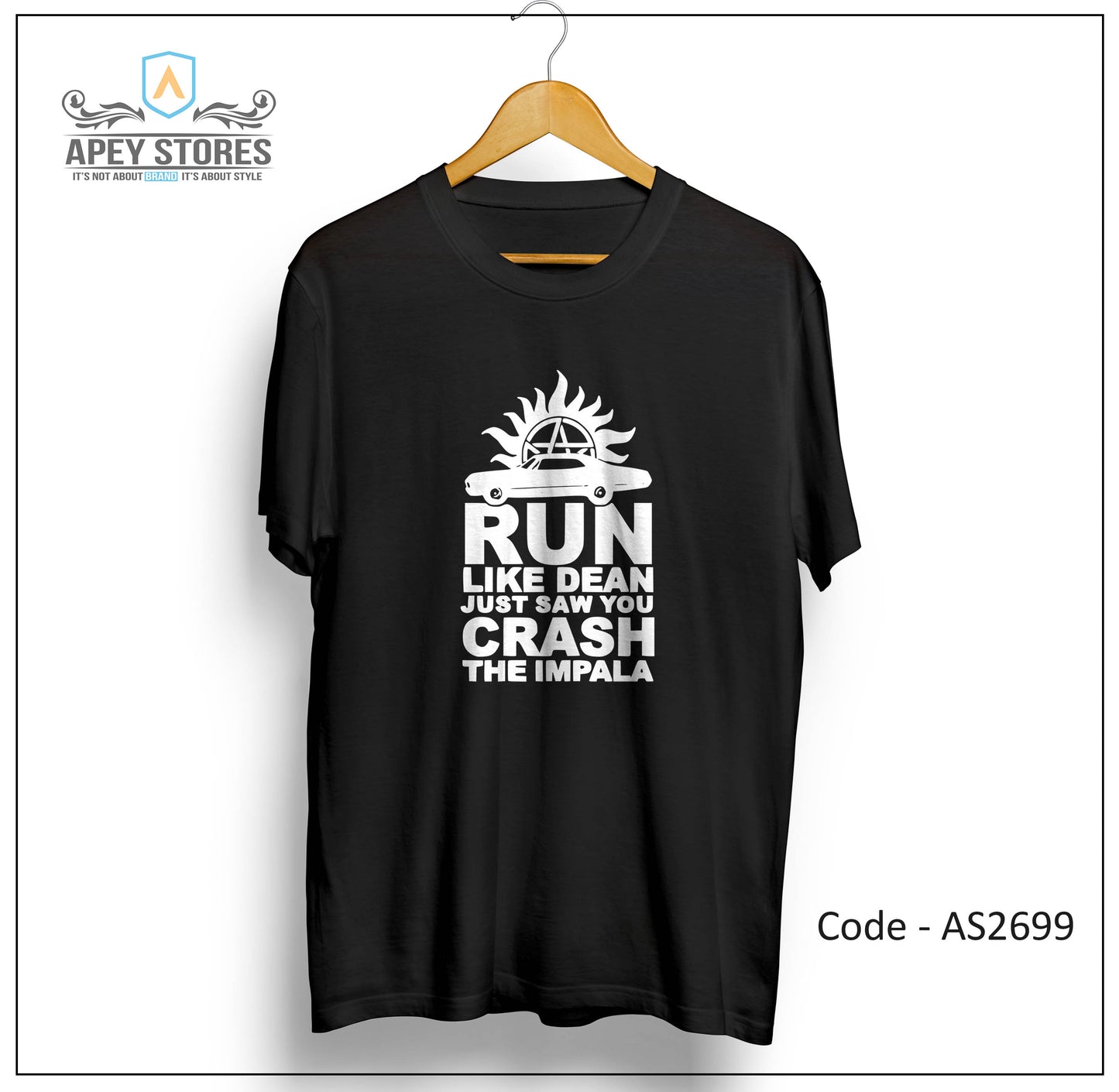 Supernatural TV Show Front Print Unisex Tee | AS2699