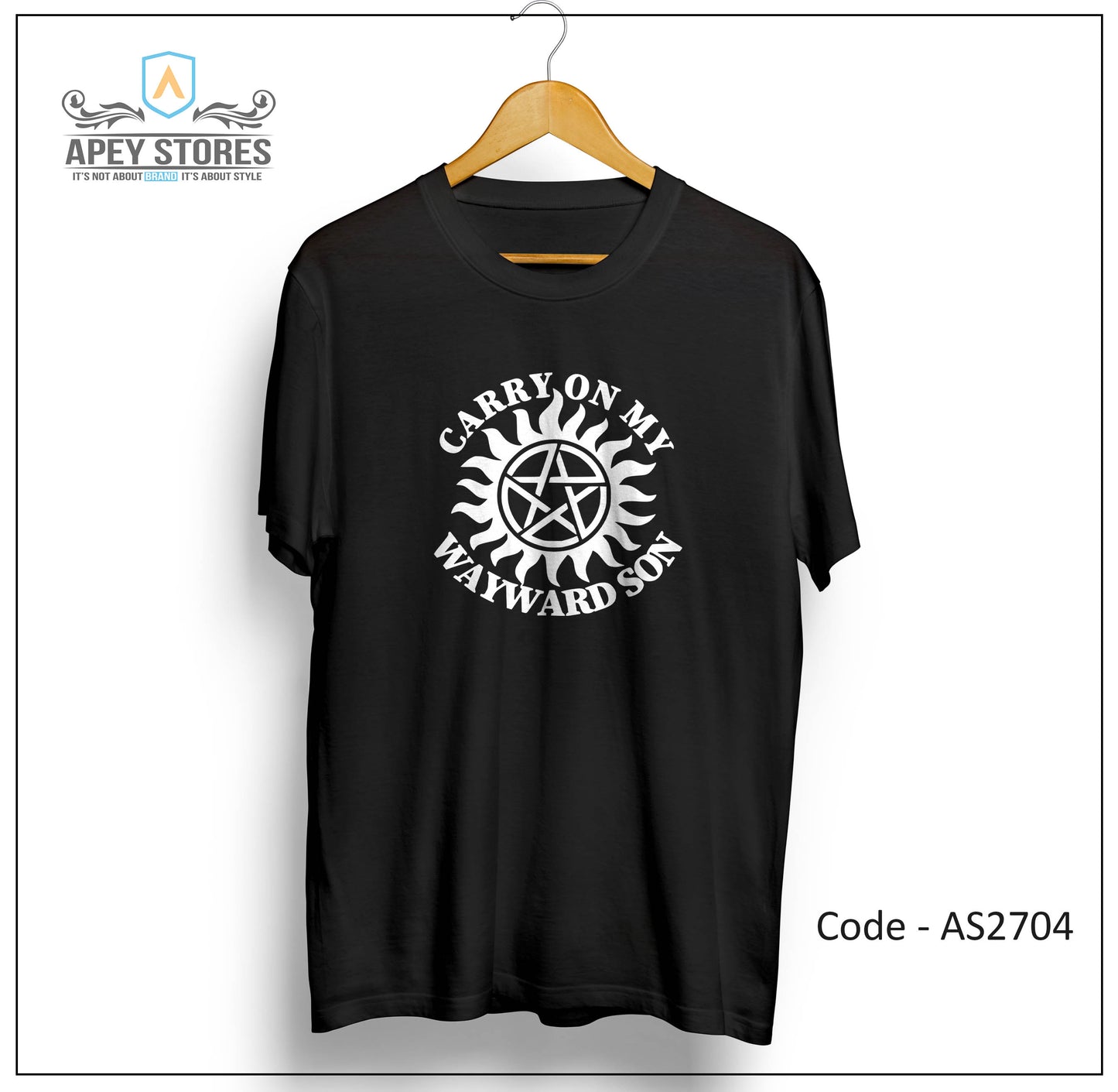 Supernatural TV Show Front Print Unisex Tee | AS2704
