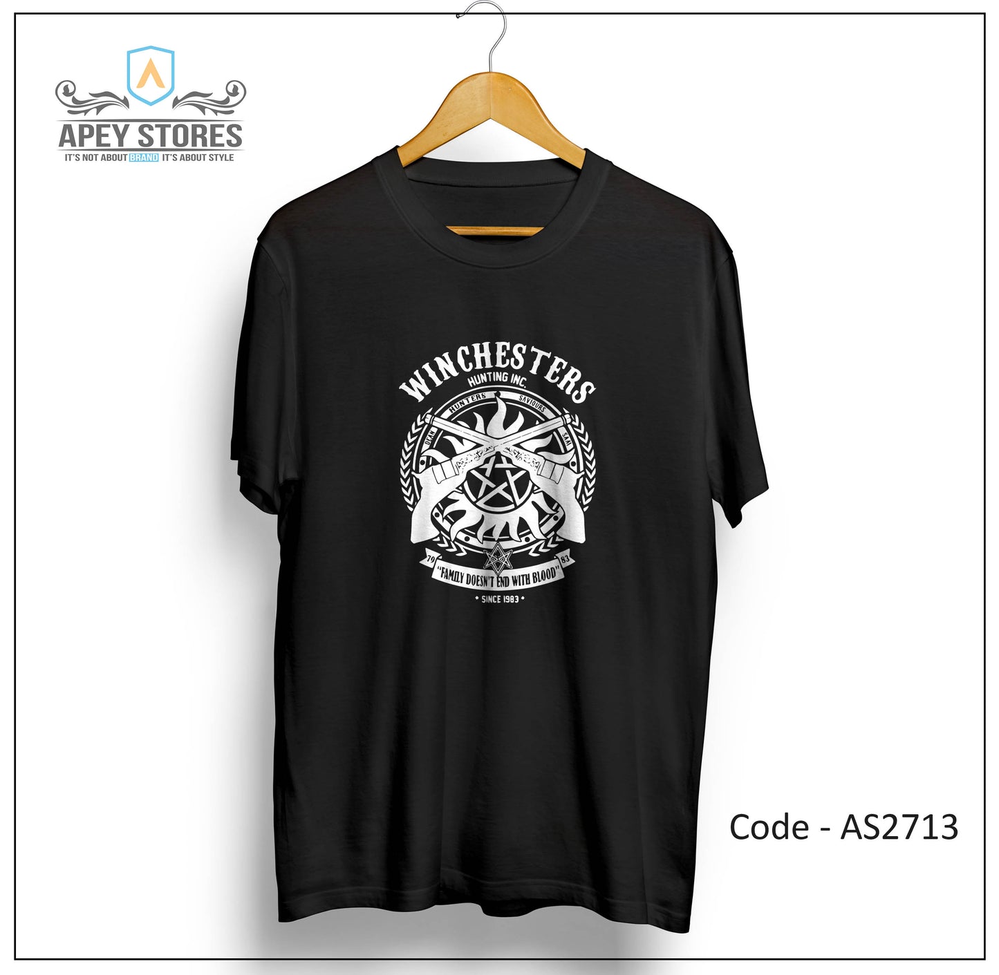 Supernatural TV Show Front Print Unisex Tee | AS2713