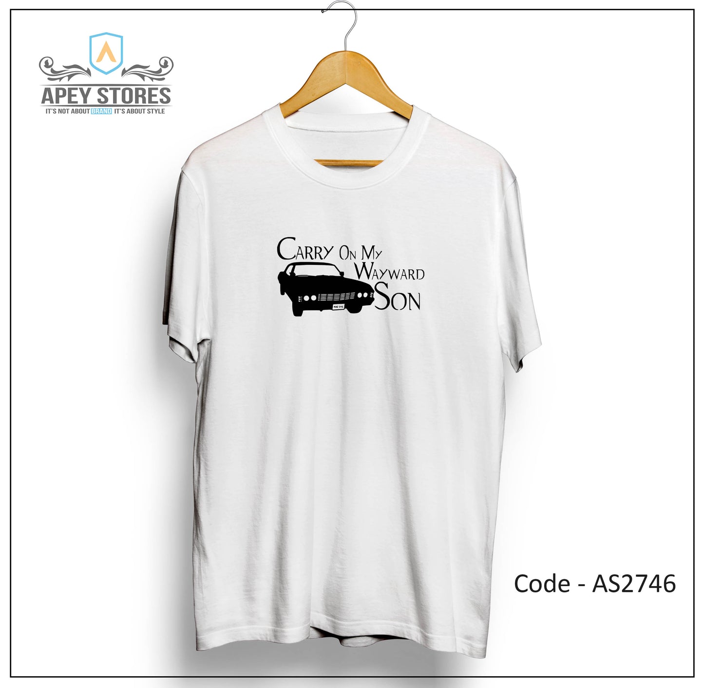 Supernatural TV Show Front Print Unisex Tee | AS2698