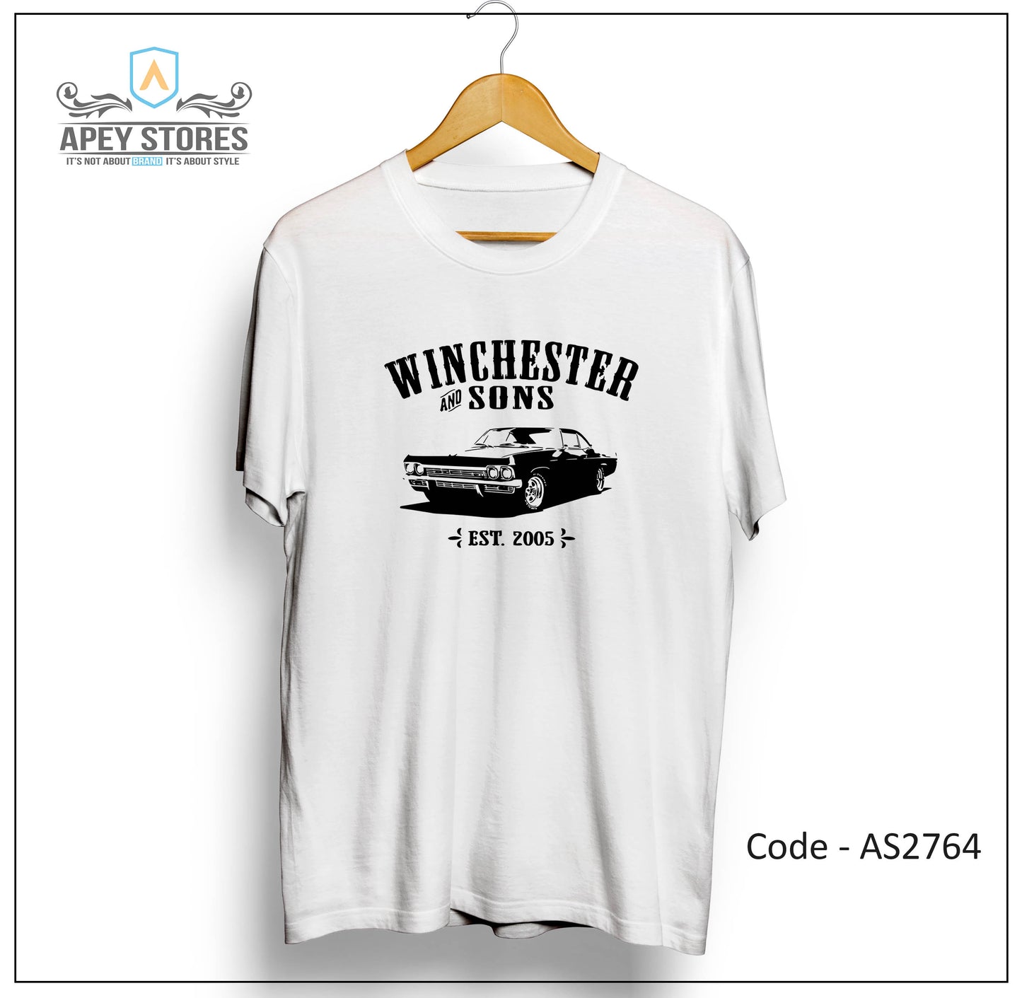 Supernatural TV Show Front Print Unisex Tee | AS2717