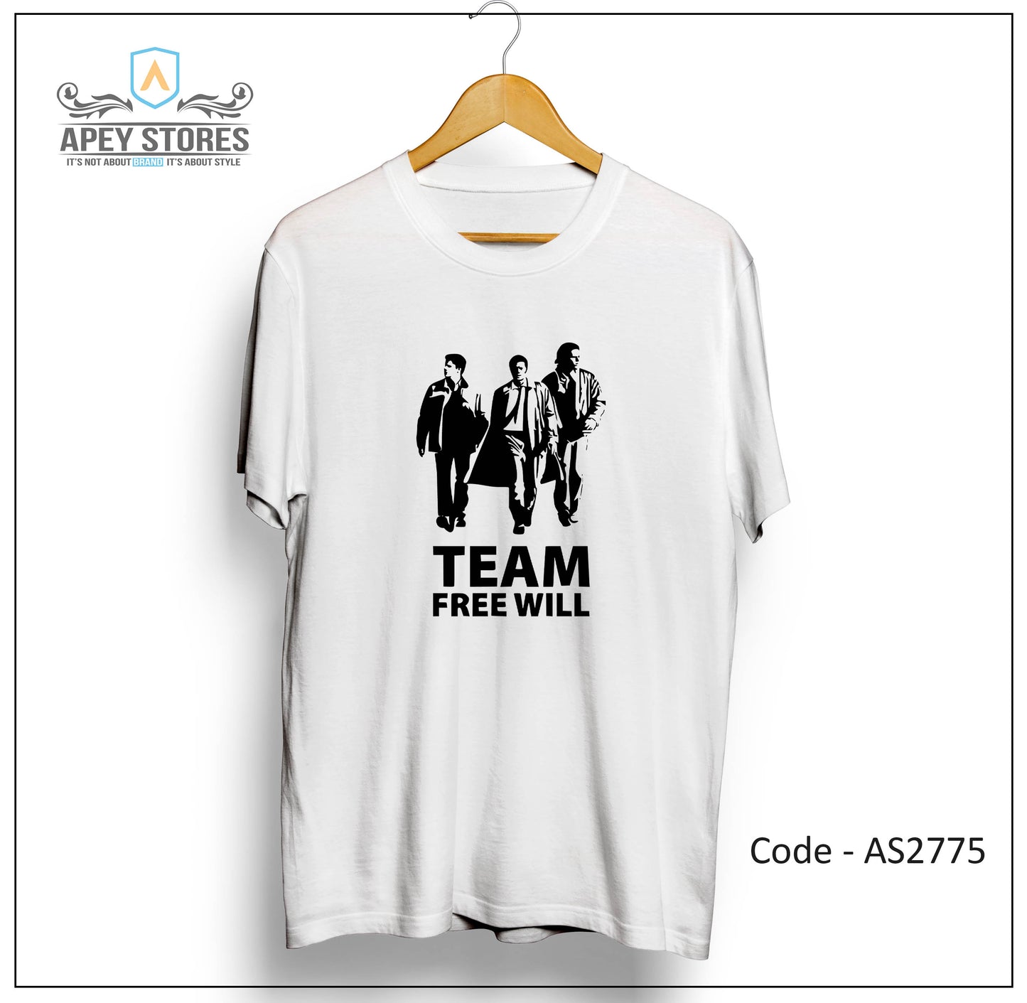 Supernatural TV Show Front Print Unisex Tee | AS2728