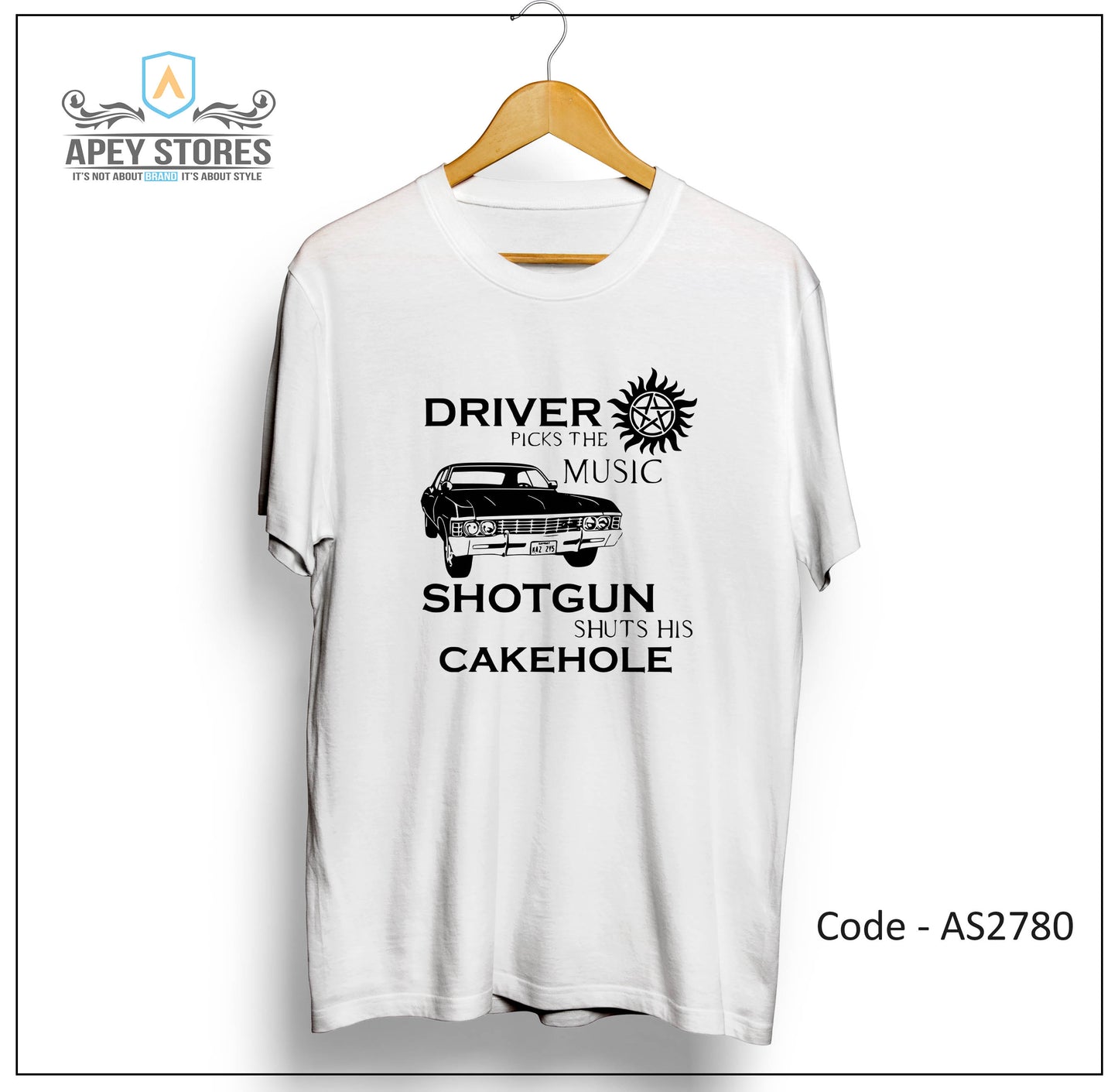 Supernatural TV Show Front Print Unisex Tee | AS2733