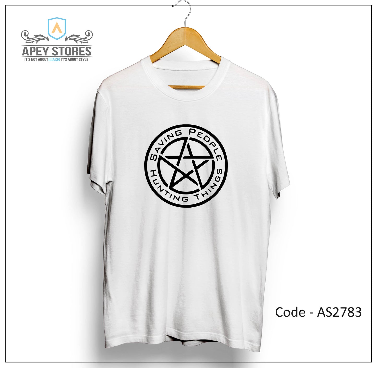 Supernatural TV Show Front Print Unisex Tee | AS2736