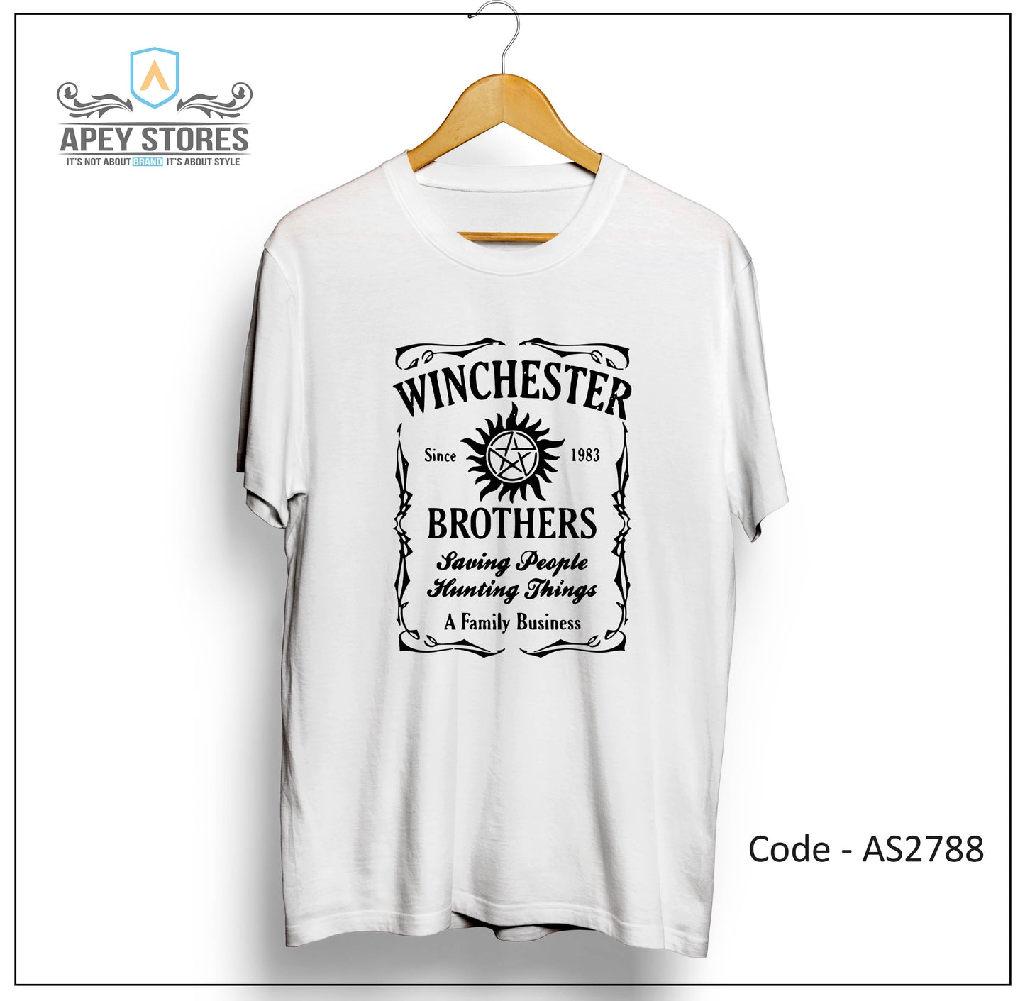 Supernatural TV Show Front Print Unisex Tee | AS2741