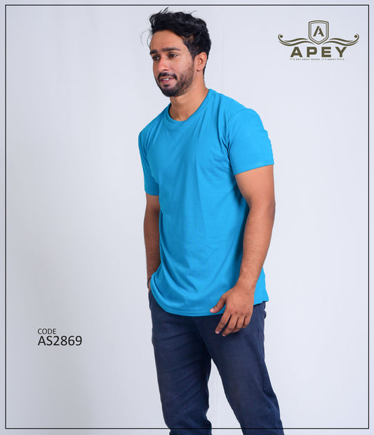 Damro Green Color Unisex Tee | AS2869