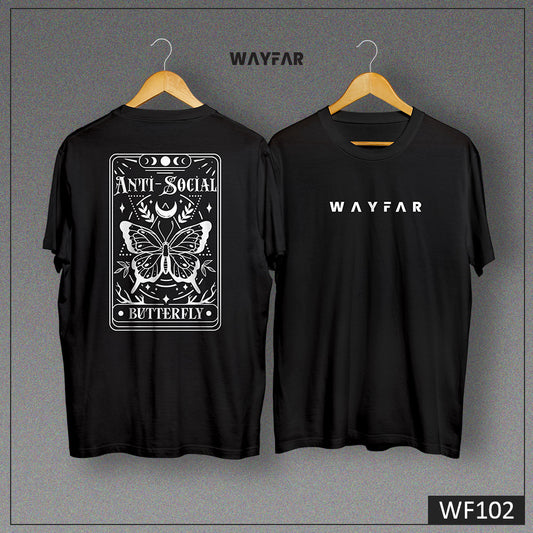 Tarrot Card Back Print Unisex Tee | WF102