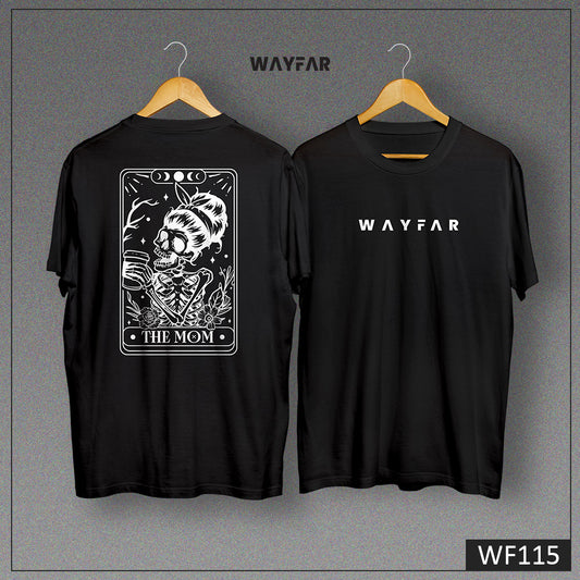 Tarrot Card Back Print Unisex Tee | WF115