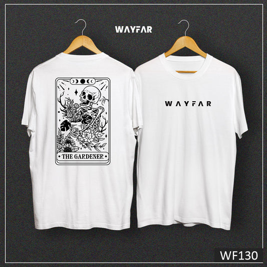 Tarrot Card Back Print Unisex Tee | WF114