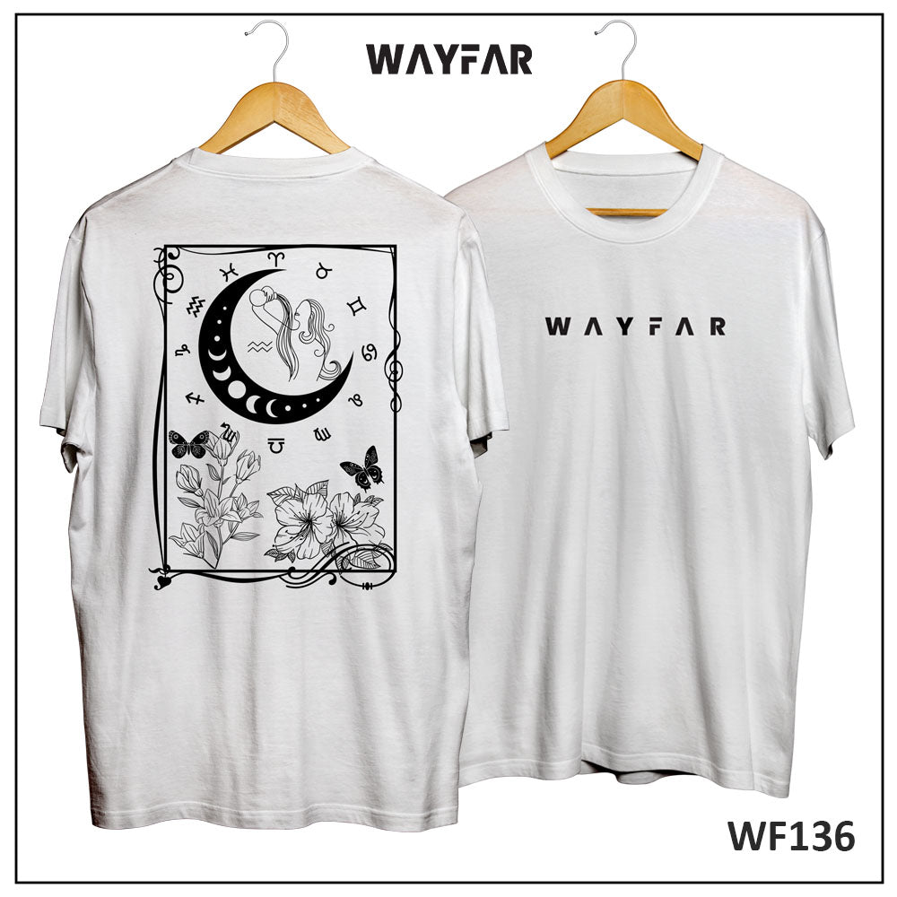 Zodiac Celestial Back Print Unisex Tee | WF136