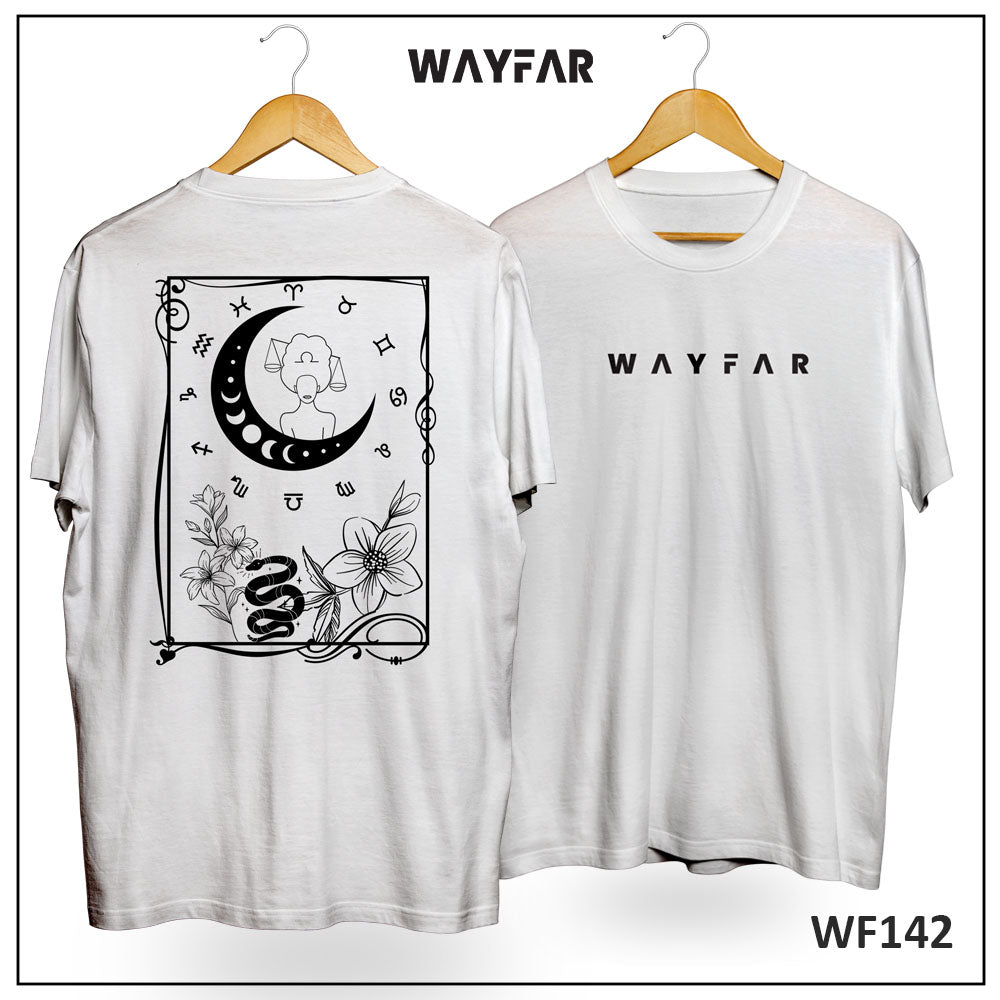 Zodiac Celestial Back Print Unisex Tee | WF142