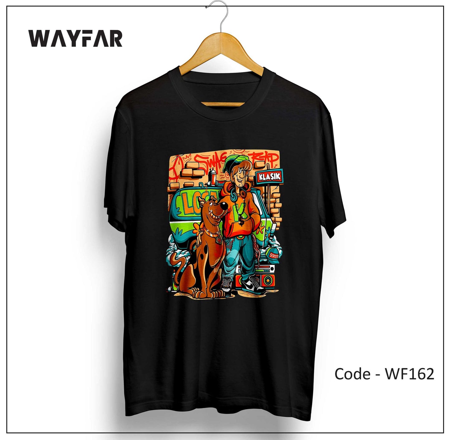 Full Color Streetwear Front Print Unisex Tee | WF162