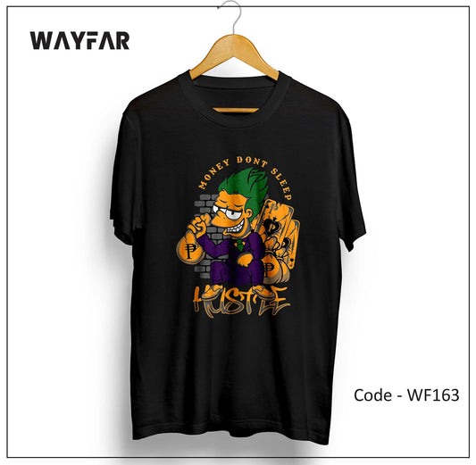 Full Color Streetwear Front Print Unisex Tee | WF163