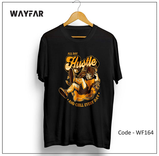 Full Color Streetwear Front Print Unisex Tee | WF164