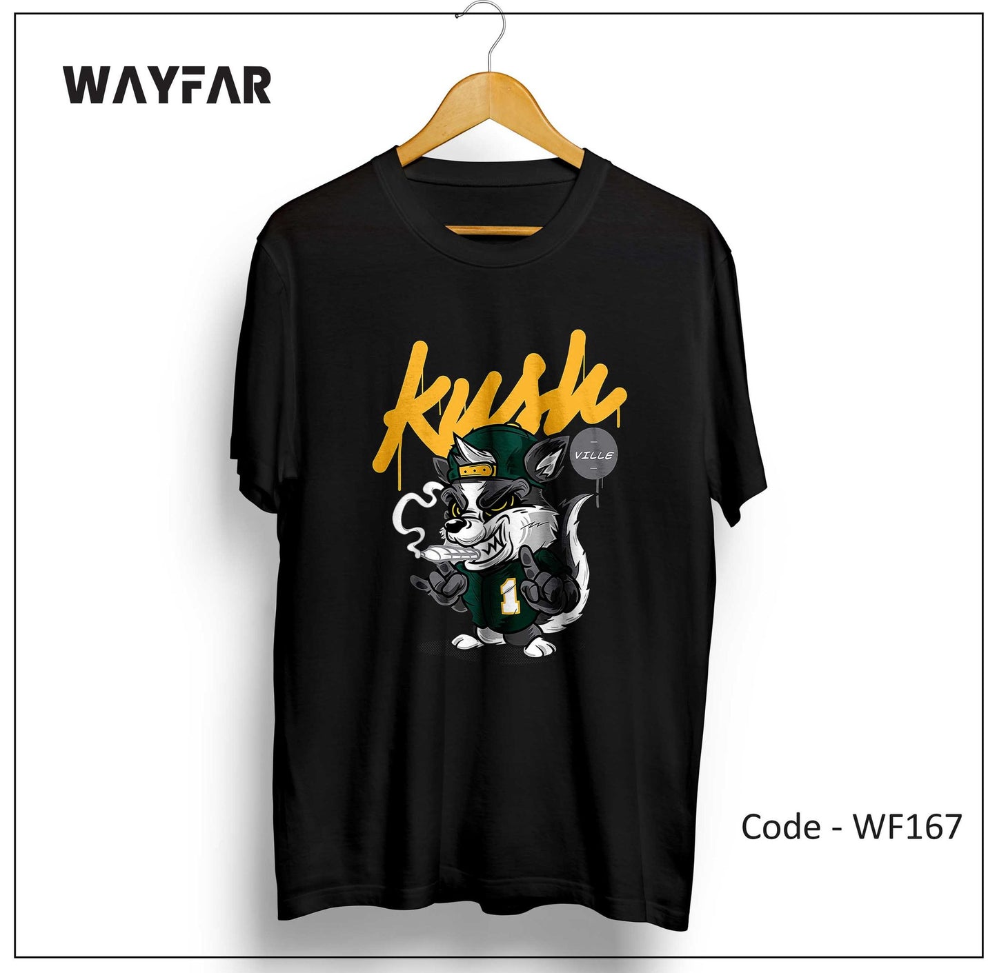 Full Color Streetwear Front Print Unisex Tee | WF167