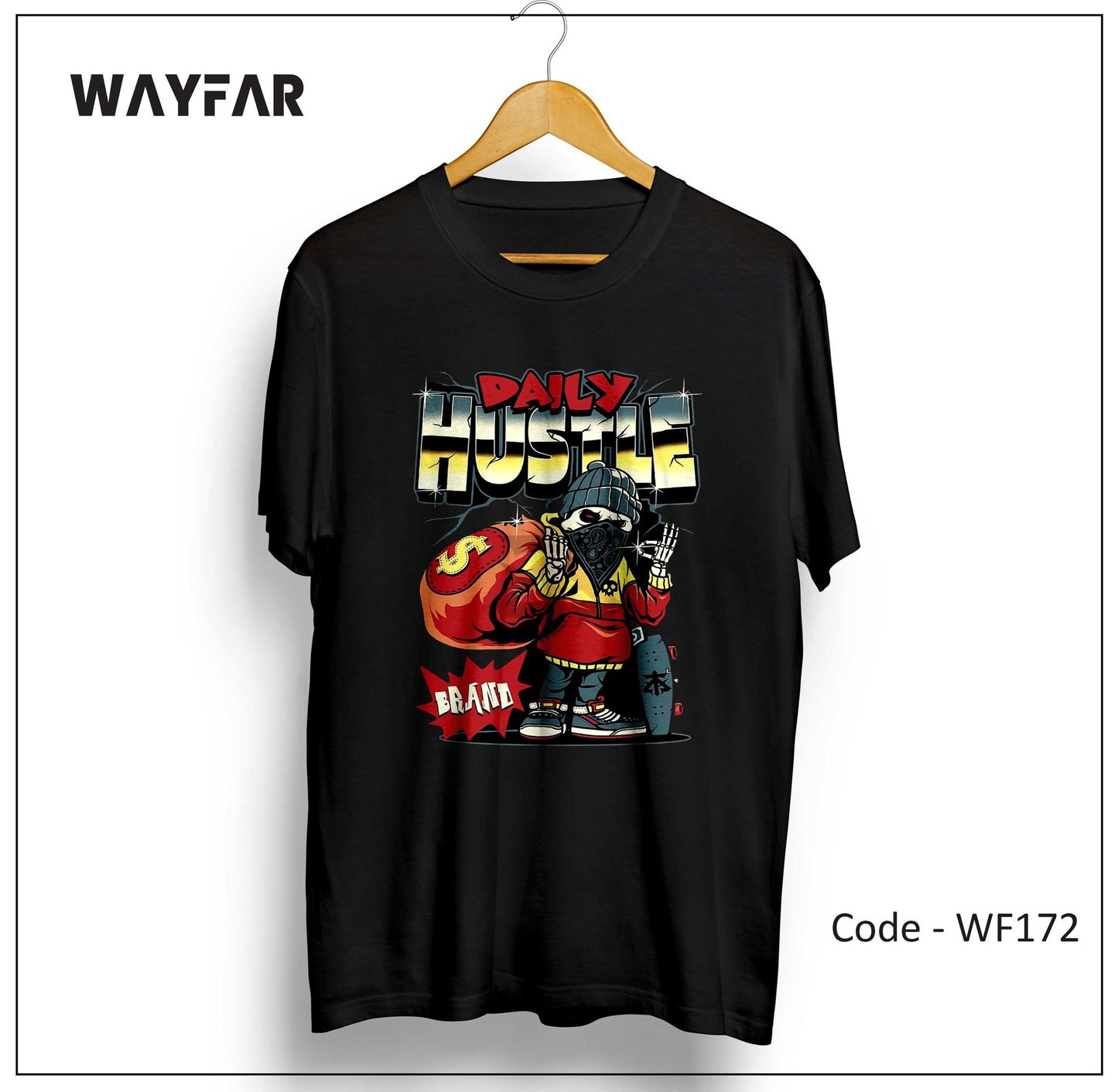 Full Color Streetwear Front Print Unisex Tee | WF172