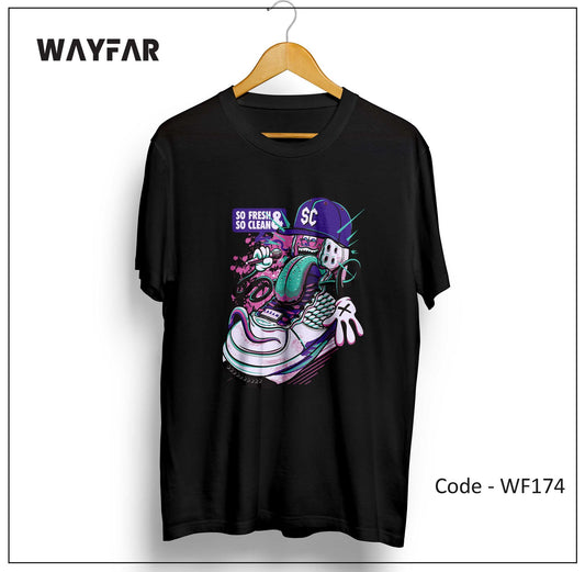 Full Color Streetwear Front Print Unisex Tee | WF174