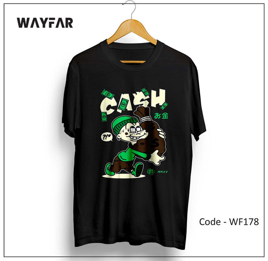 Full Color Streetwear Front Print Unisex Tee | WF178