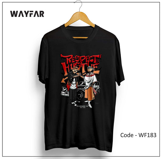 Full Color Streetwear Front Print Unisex Tee | WF183