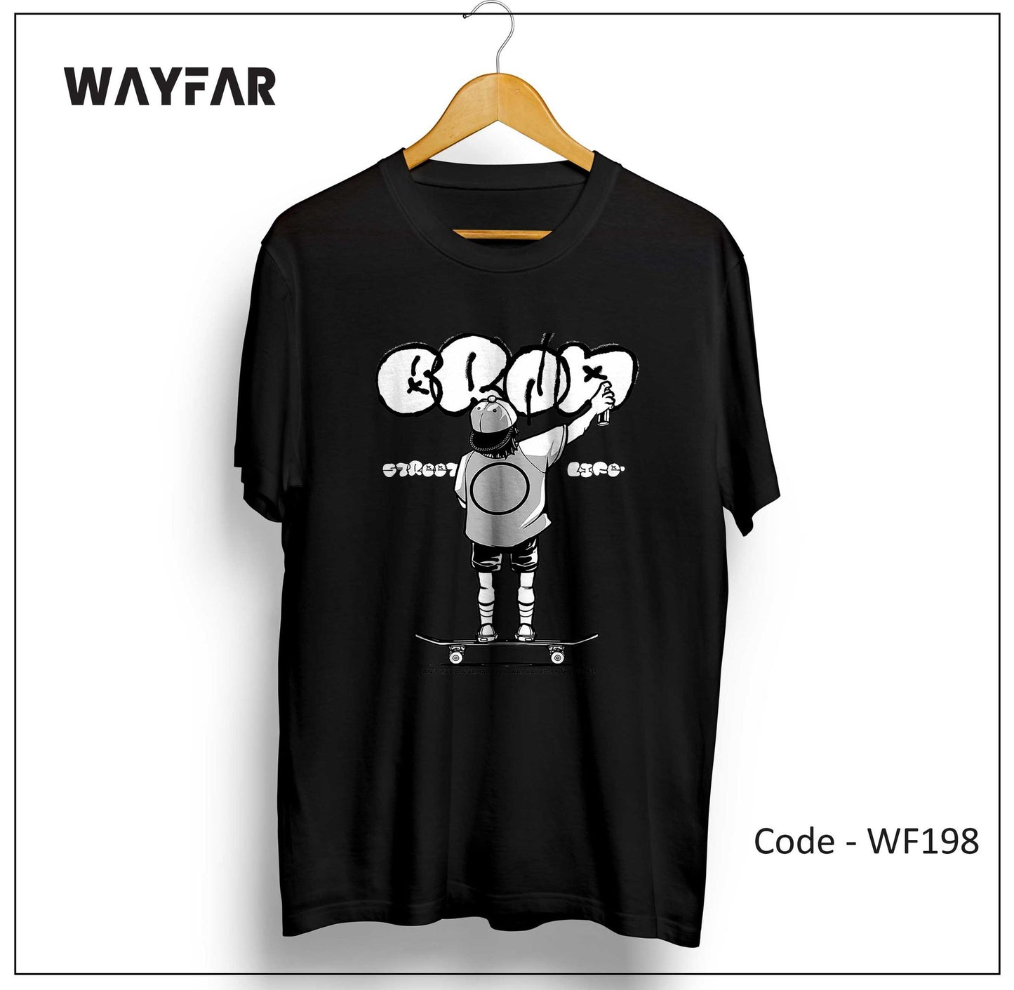 Full Color Streetwear Front Print Unisex Tee | WF198