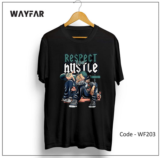 Full Color Streetwear Front Print Unisex Tee | WF203