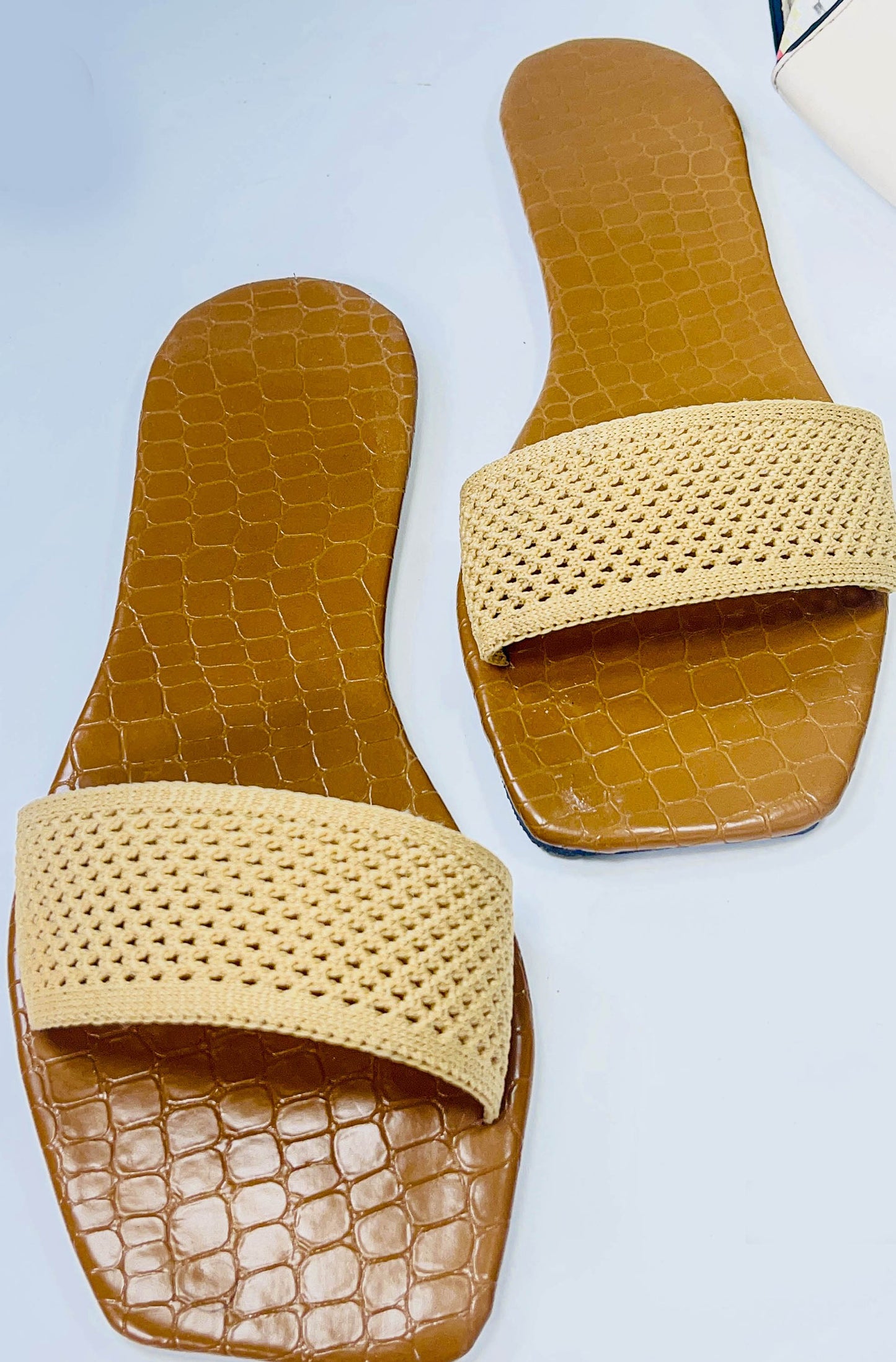 Copper Color Mesh Top Open Toe  - GW204