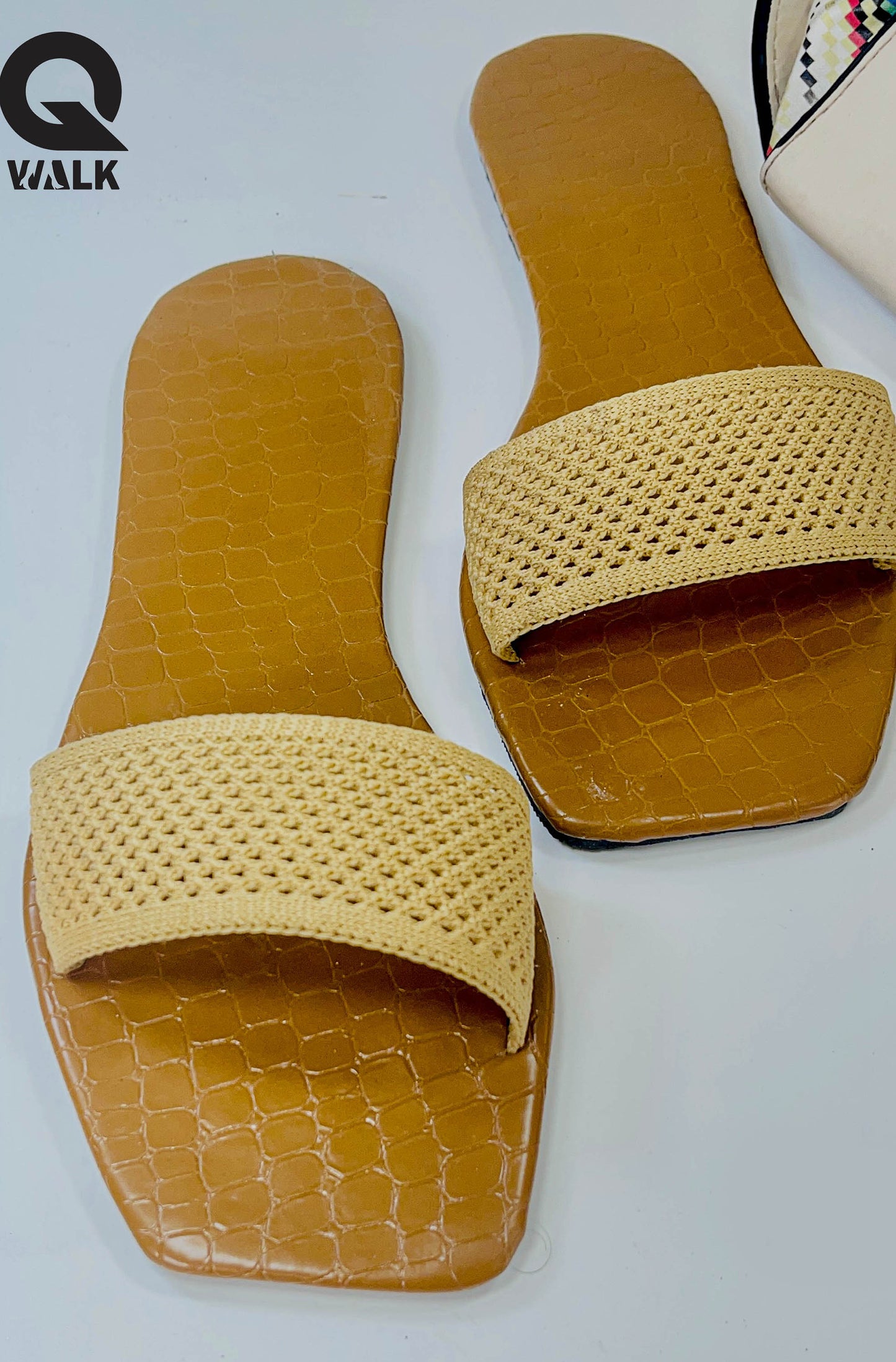 Copper Color Mesh Top Open Toe  - GW204