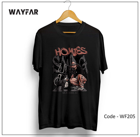 Full Color Streetwear Front Print Unisex Tee | WF205