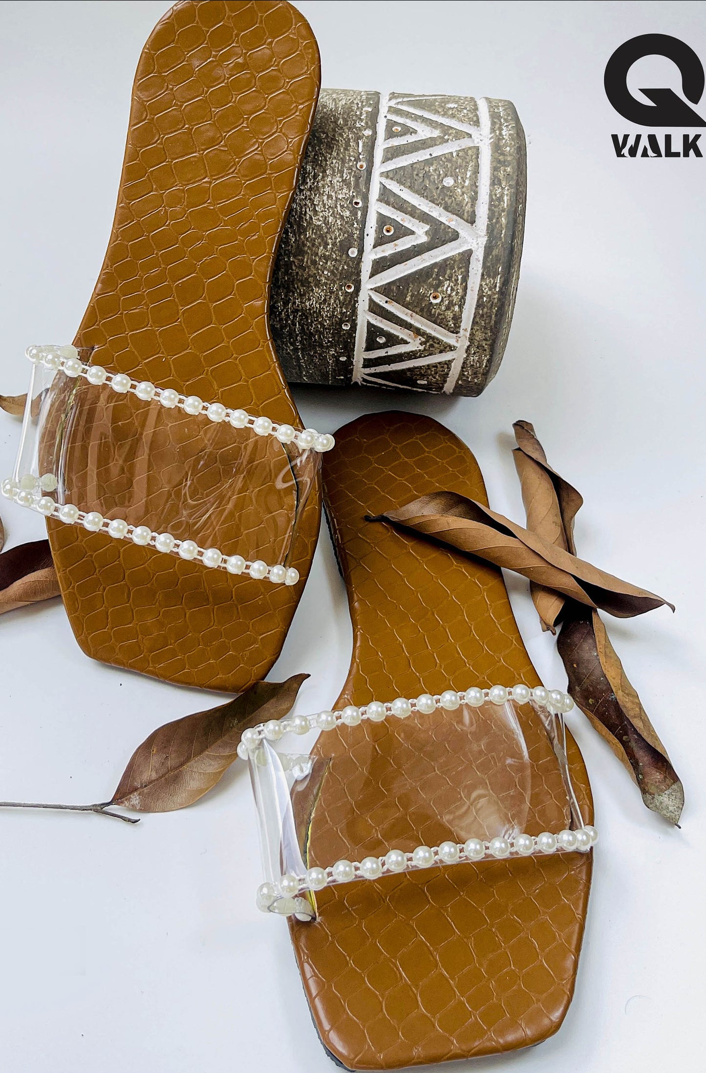 Copper Color Transparent Top Open Toe  - GW207