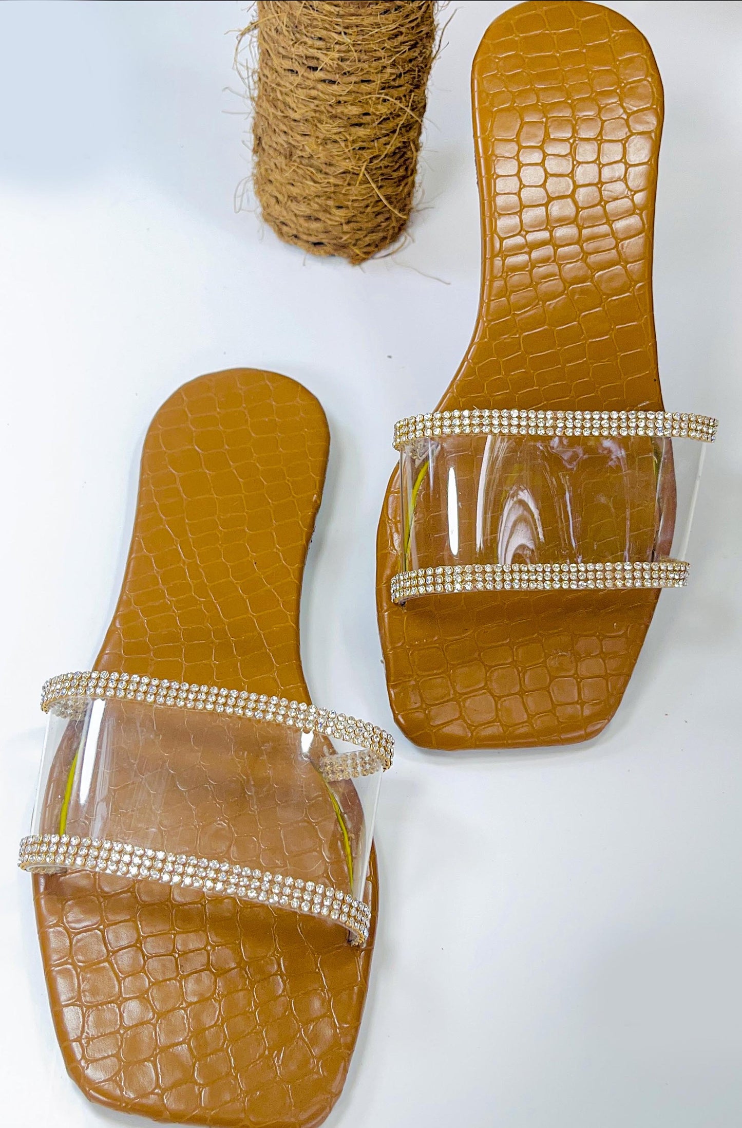 Copper Color Transparent Top Open Toe - GW209